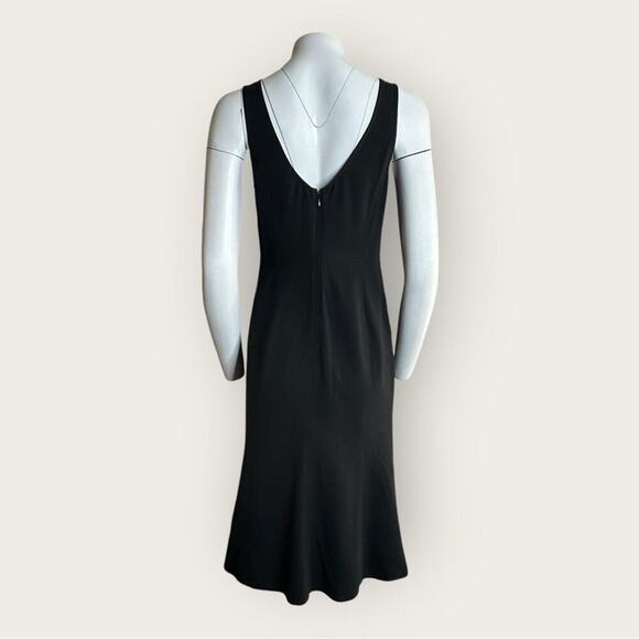 NWT | A.L.C. | Sander Buckle Strap Midi Dress | Black | Size 12 - Picture 3 of 16